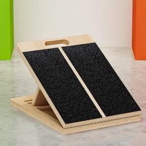 종아리 스트레칭을 위한 TEMI 경사 보드 - 스쿼트 발 및 발목 이동성 휴대용 피트니스 장비 발뒤꿈치