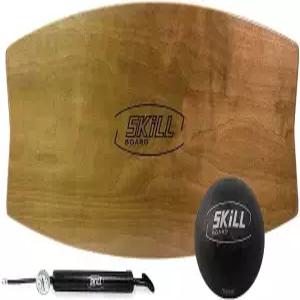 스킬 보드 - 나무 밸런스 모든 스포츠 체육관 스탠딩 데스크 또는 야드 게임용 워블 트레이너 피트니스 볼