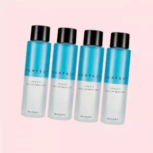 Missha 미샤 4개 퍼펙트 립앤아이 메이크업 리무버 155ml 4584876