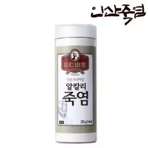 인산가 4회 알칼리죽염 분말 250g 죽염본가 인산죽염