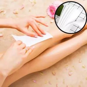 느낌상점무슬린 천 셀프 왁싱 부직포 왁스 제모 페이퍼 일회용 종이 소프트 하드 크림 재료