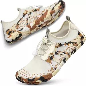 ATHMILE 하이킹 맨발 워터 슈즈 여성 남성 비치 수영 아쿠아 풀 리버 퀵 드라이 애슬레틱 와이드 토