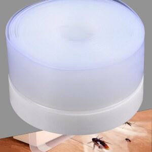 실리콘 기밀 테이프 문틀이나 창문 유리 방수 방음 틈새용 샤워 욕실