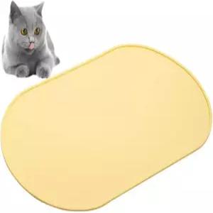 100 방수 처리된 가장자리 BPA 프리 실리콘 반려동물 먹이 매트 반려견 사료 포함 유출 방지 바닥 고양이