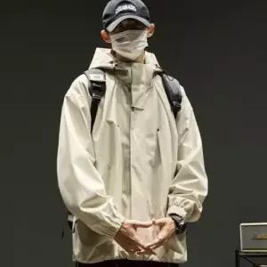 바람막이자켓 방풍 방수 남성 점퍼 바람막이 후드 겨울 오버핏