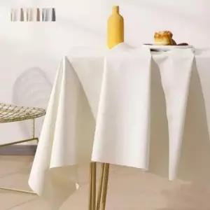 식탁보 부드러운 가죽 방수 커버 테이블보 130xcm