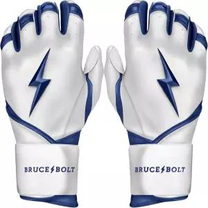 브루스 볼트 크롬 시리즈 롱 커프 배팅 장갑 - 다양한 색상 성인 및 청소년 사이즈