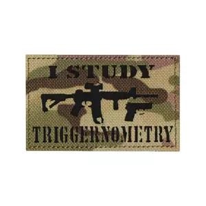 찍찍이 밀리터리 패치 와펜 I STUDY TRIGGERNOMETRY VKo6+2lJB