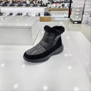 [탠디]by미셸 x24510 소가죽 소재 3cm굽 여성 털 내피 초경량 앵글 부츠 cc272