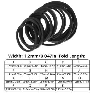 10Pcs 드라이브 사각 벨트 고무 DVD 카세트 테이프 레코더 턴테이블 스트랩 1.2mm