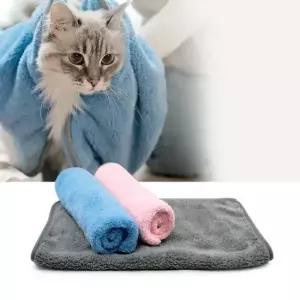 반려동물타올 KP 양모 펫타올 애와견 목욕수건 극세사타올 40x50cm