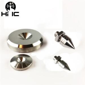 4Pcs 304 스테인레스 스틸 스피커 스파이크 CD 앰프 턴테이블 패드 스탠드 피트 라우드 박스 콘 바닥 발 손