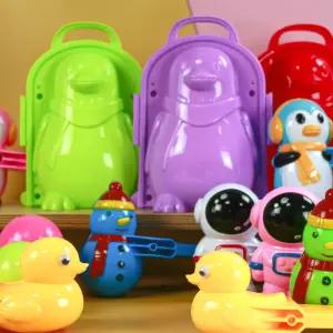 샤론 스노우볼메이커 눈집게 눈오리 하트 눈사람 눈뭉치제조기