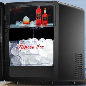 아이스볼 메이커 8-10KG/일 자동 가정용 및 상업용 구형 얼음볼 기 다기능 탁상형 제빙기