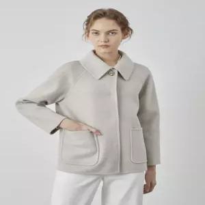 [올리비아로렌]VOCFU5S1121 핸드메이드 하프 코트