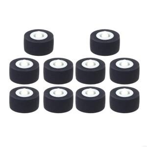 H8WA 10PCS 테이프 레코더 고무 휠 풀리 핀치 롤러 소니 RS-CH770 RS-BX501교체