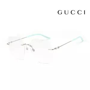 명품 안경테 GG0683O 002 스퀘어 무테 메탈 여자 남자 안경