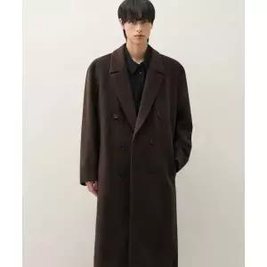 매장정품 DRAW FIT 드로우핏 프리미어 퓨어 캐시미어 로브 더블 코트 [CHESTNUT BROWN] DFCT5402CBR 137093