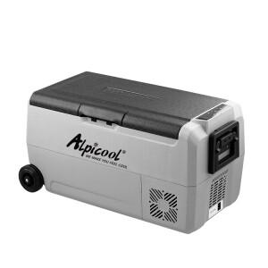 DC12/24V 36L/50L/60L 디지털 화면 여행 캠핑 사무실 바 홈 야외 자동차 냉장고 쿨러 냉동고 상자