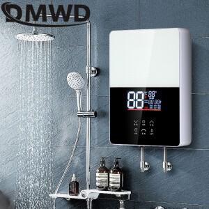 원격 제어 6000W 인스턴트 전기 온도 조절기 온수기 스마트 터치  난방 수도꼭지 탭 Tankless 욕실 샤워