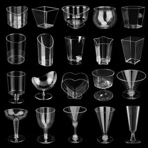 해이프 푸딩 일회용 컵 50개 투명 디저트 용기 다용도