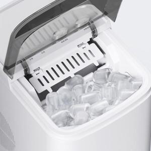 12KG/일 생산량의 총알형 제빙기 소형 완전 자동 가정용 투명한 관찰창 자가 세척 튜빙