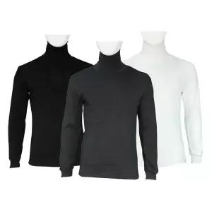 [셀러에이드]WL 양면 남자 폴라맨투맨 이너목폴라 여성목티