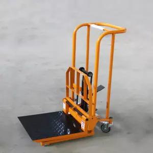 수동 스태커 유압 자키 포크 리프트 파렛트 지게차