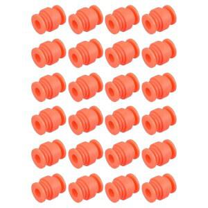 RC 쿼드콥터 FPV 짐벌 카메라 마운트용 MECCANIXITY 방진 충격 흡수 감쇠 고무 공 M7x20mm (빨간색 / 24팩)