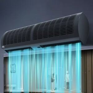 에너지 절약 저소음 횡류식 에어커튼 커튼 냉장 창고용 기계