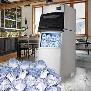 고생산성 자동 200kg 분리형 제빙기 크리스탈 상업용 큐브 식음료 체인용