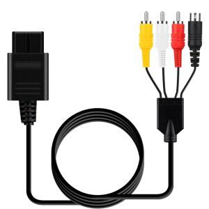 닌텐도 64 N64 SNES SFC NGC용 OSTENT AV 컴포지트 S-비디오 RCA 비디오 HD TV 케이블
