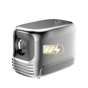 야외 내장 배터리 30000mAh 충전식 미니 소형 프로젝터 4K 260ANSI 휴대용 스마트 안드로이드 11 비디오