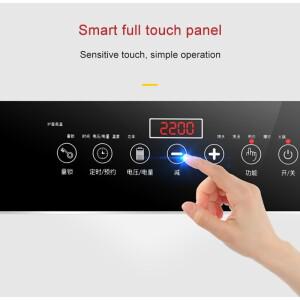 가정용 내장형 전기 세라믹 인덕션 쿠커 이중 쿡탑 듀얼 용도 데스크탑 호브 4400W 튀김 수프 조림