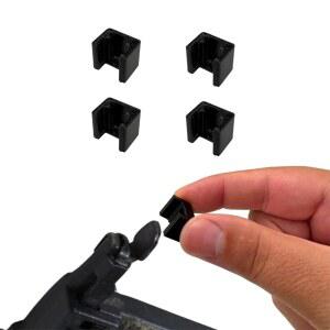 포터 케이블 BN125A용 브래드 네일러 코 쿠션, 내구성 있는 고무 팩 4개