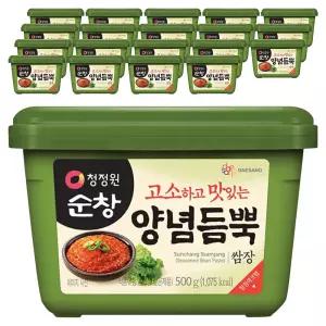 청정원순창 양념듬뿍 쌈장, 500g, 20개
