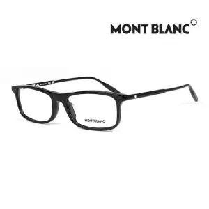 명품 안경테 MB0086OA 001 스퀘어 뿔테 아시안핏 여자 남자 안경