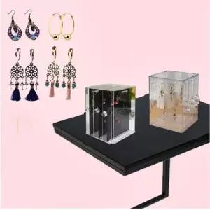 귀걸이진열장 귀걸이 진열 수납 정리함 아크릴 투명 이어링 보관함