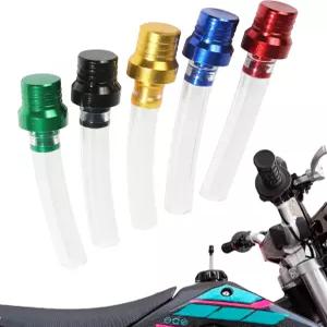 바이호 5PCS 캡 통풍구 튜브 오토바이 자동차 액세서리 양방향 브리더 연료 탱크 밸브 호스 모든 오프로드