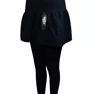 스킨센스 후레아 2단 치마레깅스 면 솔리드 겨울 내의 pLy6+4Tle