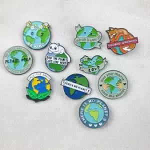 지구 환경 보호 뱃지 배지 환경지킴이 브로치 GWM UjM9+7JHD