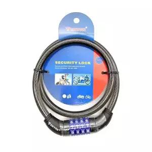 [셀러에이드]자물쇠 자전거자물쇠 번호키 거치식 강철와이어락