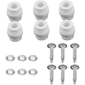 DJI 팬텀 3 표준 프로페셔널 어드밴스드, 쿠션 수리 예비 부품, 드론 액세서리 쿼드콥터 및 액세서리용 충격 흡수 감쇠 고무 볼 + 미끄럼 방지 범퍼 핀 키트 세트