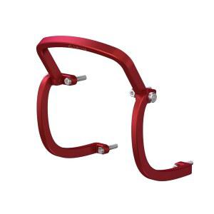 DJI용 FPV 드론 짐벌 범퍼 FPV 드론 PTZ 프로텍트 바 알루미늄 합금 카메라 충돌 방지 (빨간색)