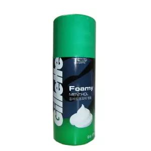 질레트 포오미 멘솔 쉐이빙 폼 175g 3개