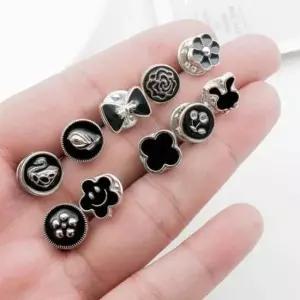 오픈 레이디 매너 브로치 옷핀 리본 핀뱃지 배지 배찌 버튼