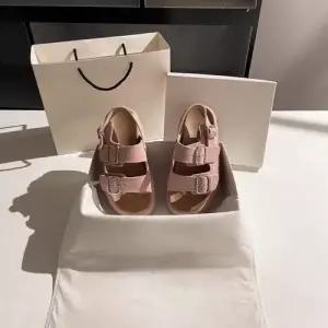 빈티지 여름 여사친 스트랩 샌들 리얼 가죽 버전 통굽 로마 아쿠아슈즈 비치 원픽5