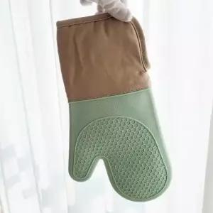 베이킹장갑 실리콘 냄비 오븐장갑 주방용 요리 내열용 민트
