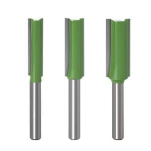 싱글 에지 더블 밀링 커터, 목재 조각용 트리머 헤드 6mm 생크 라우터 비트