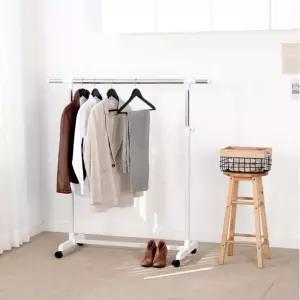 이동식 매장용 바퀴행거 선반 수납행거 옷걸이 용행거 높이조절 정리 장정리